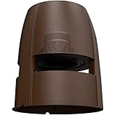 OSD Audio 8" Outdoor Subwoofer with 2X Speaker Connections, Built-in Crossover, 360&deg; Omni Bass, 250W Power Handling, In-Ground Landscape Design, Antique Bronze