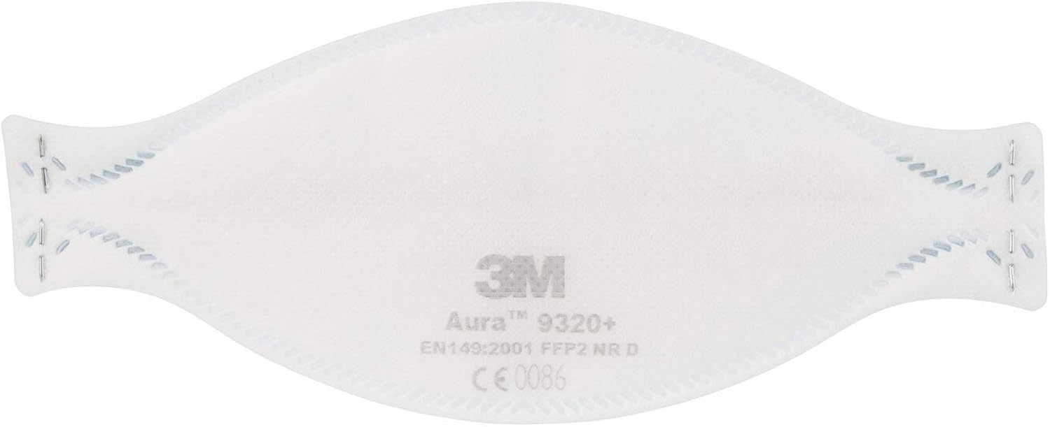 3M 9320 Foldable Dust/Mist Respirator, White - Image 5