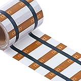 Railroad Track Washi Tape Roll 2 3/8 Inches x 10 Yards