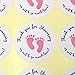 Original Design 120PCS Baby Shower Stickers,Thanks for Showering US,1.5inch Girl Boy & Gender Neutral Round Shower Stickers