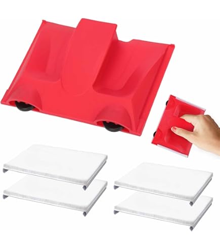 7-Piece Paint Pad Set - Corner, Wall & Trim Painting Tools With Handle And Refills For Smooth Finish