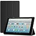 Infiland All-New Fire HD 10 2017 Case - Tri-Fold Ultra Slim Stand Smart Case Cover with Auto Sleep/Wake for All-New Amazon Fire HD 10 (7th Generation, 2017 Release), Black
