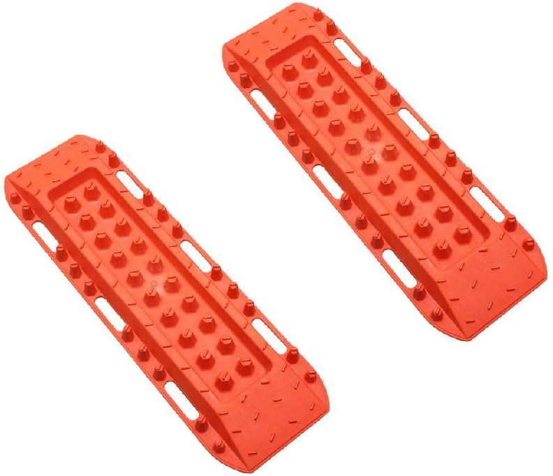 Traction Tracks Mat, 2 PCS Traction Boards Recovery Tool for Off-Road 4X4 Mud, Sand- Off-road Upgraded Tire Traction, Vehicle Survival Device Recovery Boards