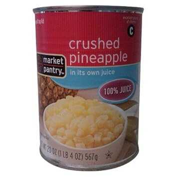 Amazon Com Market Pantry Crushed Pineapple In Juice 20 Oz