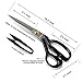 Glike Sewing Scissors 10'' – Heavy Duty Shears Office & Household Upholstery Scissors – Best for Cutting Fabric, Leather, Thin Materials, Raw Materials (Right-Handed)