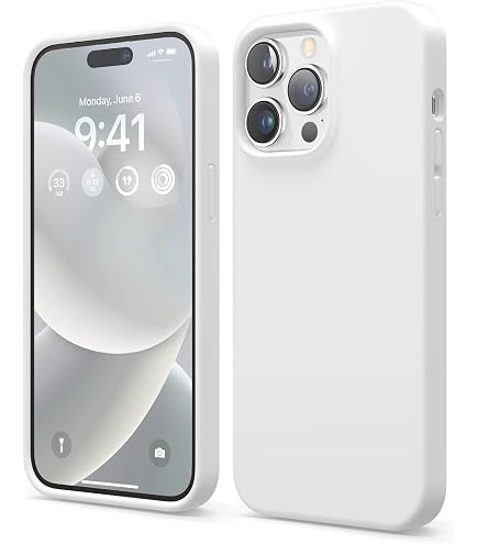 Amazon.com: JETech Silicone Case for iPhone 14 Pro Max, White