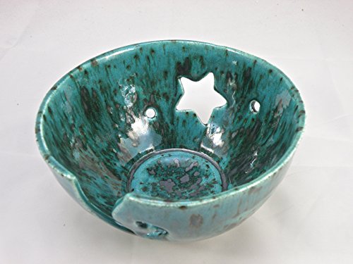 Large Pottery Yarn Bowl Knitting Bowl Crochet Bowl Lead free Glaze