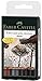Faber-Castell Pitt Artist Pen Big Brush Set of 4 Classic