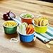 Uno Casa 5 oz Ceramic Ramekins Set - for Souffle, Creme Brulee and Ice Cream - Set of 4 Colorful Ramekins