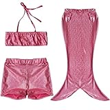 TIAOBU US Girl Swimmable Mermaid Tail Sea-maid Bikini Swimwear Fancy Costume