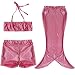 TIAOBU US Girl Swimmable Mermaid Tail Sea-maid Bikini Swimwear Fancy Costume