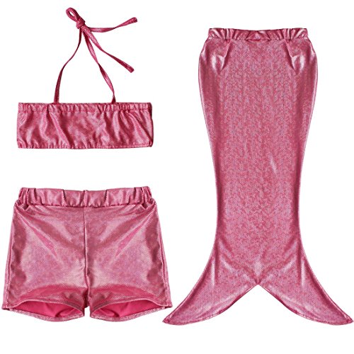 Buy TIAOBU US Girl Swimmable Mermaid Tail Seamaid Bikini Swimwear