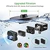 OKMEE-GD087B-Solar-Water-Fountain-4-in-1-Nozzle-22W-Pump-with-4-Styles-for-Bird-Bath-Pond-Pool-Fish-Tank-Aquarium-and-Garden-Black-standard OMORC Solar Fountain Upgraded 4-in-1 Nozzle, 2.2W Solar Powered Fountain Pump with 4 Water Styles, Solar Bird Bath…
