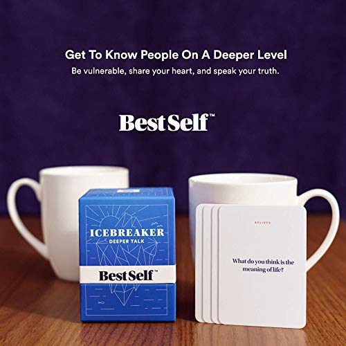Conversation Starter Icebreaker Deeper Talk Deck by BestSelf ― Powerful