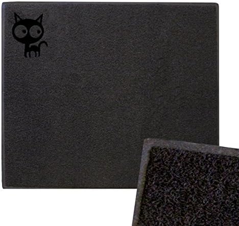 SlipToGrip - Door Mat Cat Logo (XL Size 41"x35") - DuraLoop Large Entrance Mat, Low Profile, Waterproof - EZ - Outdoor or Indoor Floor Mat - For Home, Garage, Patio - Non Slip - PHTHALATE &amp; BPA FREE