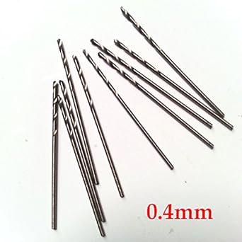 Generic 100pcs HSS Straight Shank Twist Drill Bit Auger Electrical Drilling Tool 0.4mm