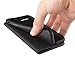 Nouske iPhone 7 Plus iPhone 8 Plus Case Flip Folio Wallet Stand up Credit Card Holder Cover Holster/Magnetic Closure/TPU bumper/360 Full Body Protection, Black