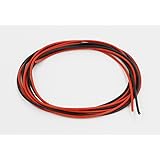 BNTECHGO 18 Gauge Silicone Wire Soft and Flexible 18 AWG Silicone Wire 150 Strands of copper wire 5 ft Black And 5 ft Red Super low electrical resistance for a highly efficient connection