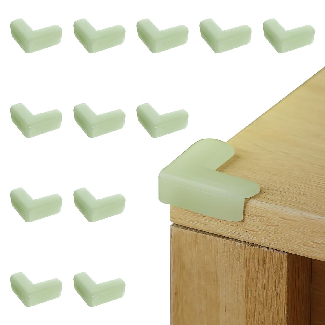 Fairy Baby Safety Corner Protectors Furniture Corner Guard Transparent Silicone Corner Protectors for Table Drawers Cabinets Sharp Corner