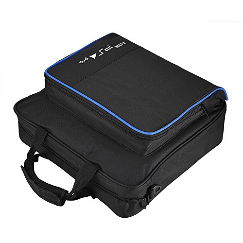 image for fosa PS4 Pro Carrying Case Bag, Waterproof Shockproof Game System Prot