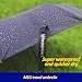 MEG Umbrella - A Gift from People Who Love Me! (Navy Blue) - Sturdy 9 Ribs