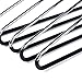 10 Metal Hangers Quality Heavy Duty Metal Coat Hangers with Non-Slip Rubber Coating for Pants (10)