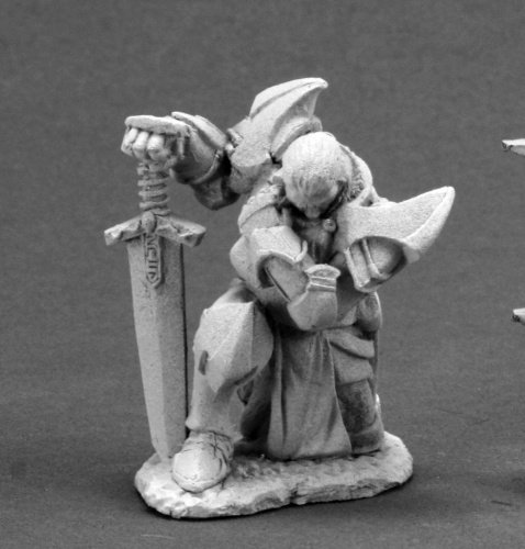 Praying Paladin Dark Heaven Legends Miniature