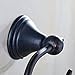 Cavoli Toilet Paper Holder Hanging Oil Rubbed Bronze Bathroom Paper Holder, Single Post,Bronze Wall Mounted Black