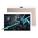 10 .1inch Tablets Android 5.1 Octa Core 64GB ROM Dual Camera and Dual SIM Tablet PC Support OTG WIFI GPS 4G RAM 2560X1600 IPS bluetooth phone（Gold))