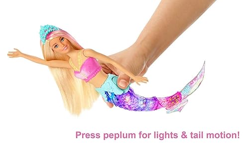 Barbie Dreamtopia Sparkle Lights Mermaid Doll with Swimming Motion