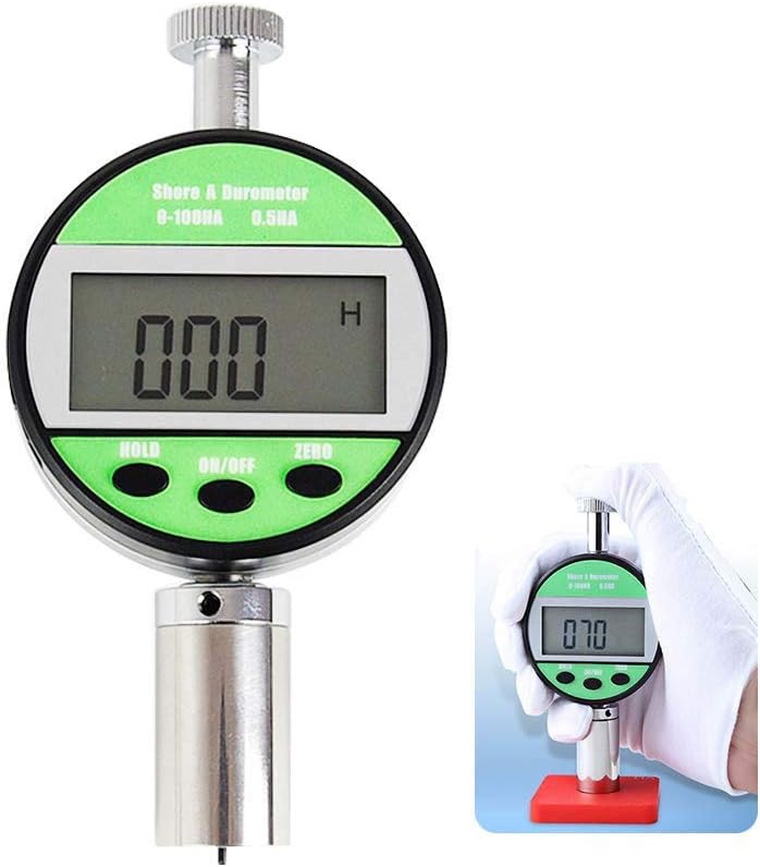 YogoEch Compact Portable Digital Hardness Tester Meter, Shore A Hardness Durometer with LCD Display