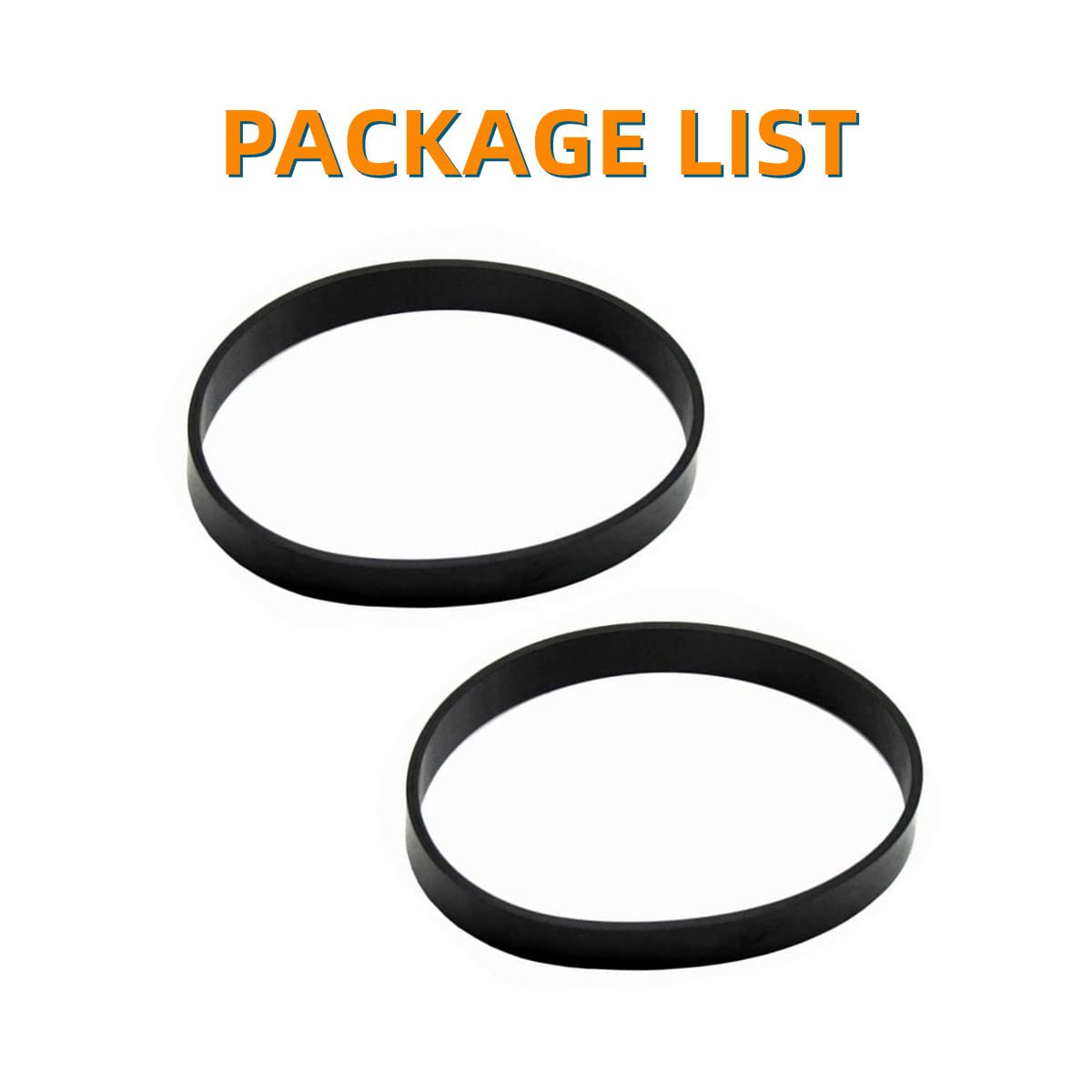 Replacement Belts for Bissell Model 2252 2253 2254 22543 2255 2256 2258 2259 2260 2316 1309 1790 1792 1793 1413 2739 Powerlifter and CleanView Swivel Rewind Pet Vacuum (Pack of 2)