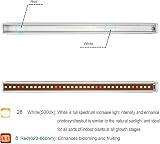 Tekmelau Led Grow Light Bar Indoor Plants Sunlight White Red 8/28 Bar view 4