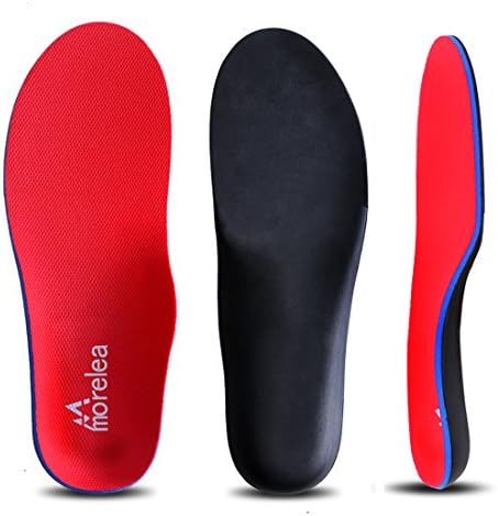 Orthotic Insoles for Flat Feet by Morelea, Shoe Inserts Arch Support Insoles for Plantar Fasciitis, Relieve Feet Pain, Heel Pain and Pronation For Men and Women,Mens 5-5 1/2 | Womens 7-7 1/2