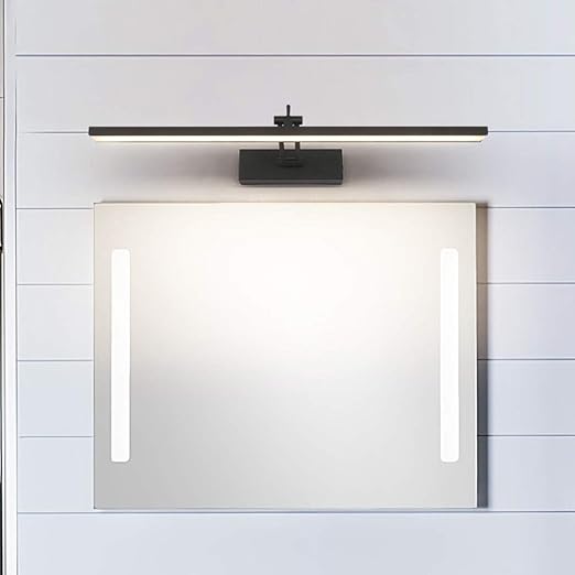 Moderne LED-Waschtischleuchten aus Aluminium drehbar um 180