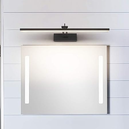 Moderne LED-Waschtischleuchten aus Aluminium drehbar um 180