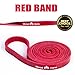 Micrael Home Heavy Duty Pull Up & Powerlifting Bands by Draper's Strength - Add Resistance for Stretching, Exercise, & Assisted Pull-Ups, Red