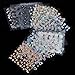 GCIYAEN 50 Sheet Mix Color 3D Design Nail Art Sticker Tip Decal