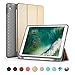 iPad Pro 10.5 Case with Pencil Holder, Swees Slim Full Body Protective Smart Cover Leather Case Rugged Shockproof with Stand Built-in Apple Pencil Holder for iPad Pro 10.5 inch, Gold