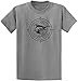 Koloa Surf Black Marlin Logo Heavyweight Cotton T-Shirts in Regular, Big & Tall