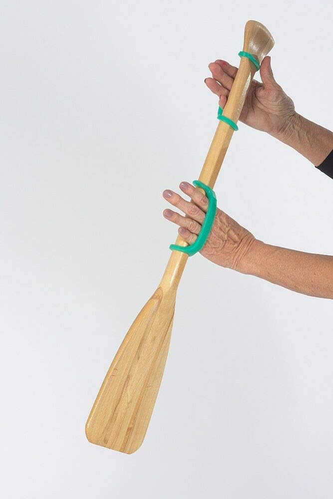 EazyHold Silicone Adaptive Aid (10 Years to Medium Size Adult) for Those with Limited Hand Mobility, Cerebral Palsy, Stroke, Occupational Therapy or Physical Therapy use (Aqua - 6 1/2"- 2 Pack): Health & Personal Care