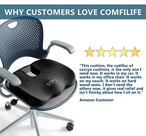 4 ComfiLife+Gel+Enhanced+Seat+Cushion