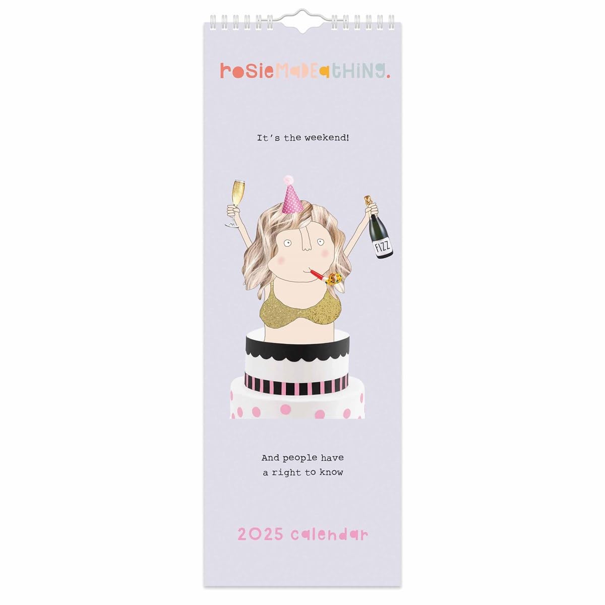 2025 Rosie Made a Thing Slim Wall Calendar