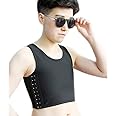 BaronHong Colorful Double Layer Mesh Chest Binder for Tomboy Trans Lesbian