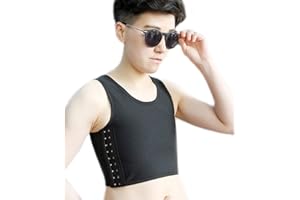 BaronHong Colorful Double Layer Mesh Chest Binder for Tomboy Trans Lesbian