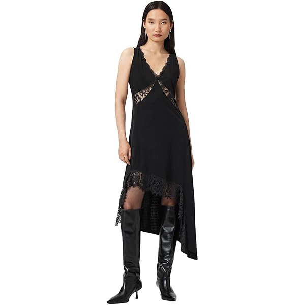 Amazon.com: AllSaints Womens ABI LACE Dress Black 0 : Clothing, Shoes &  Jewelry