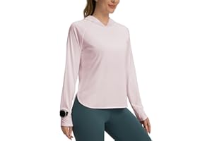 SEAMAID Women's UPF 50+ Sun Shirt SPF Long Sleeve Lightweight Hoodie UV Protection Clothing Hiking Fishing Outdoor