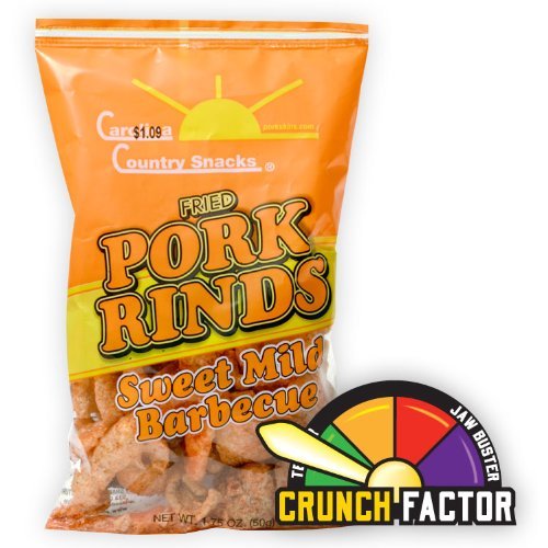 Fried Pork Rinds BBQ 12 bags (1.75oz)