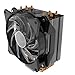 Cooler Master MasterAir MA410P RGB CPU Air Cooler, Aluminum Fins, MF120R RGB Lighting Fan, 4 Copper Direct Contact Heat Pipes for AMD Ryzen/Intel LGA1151