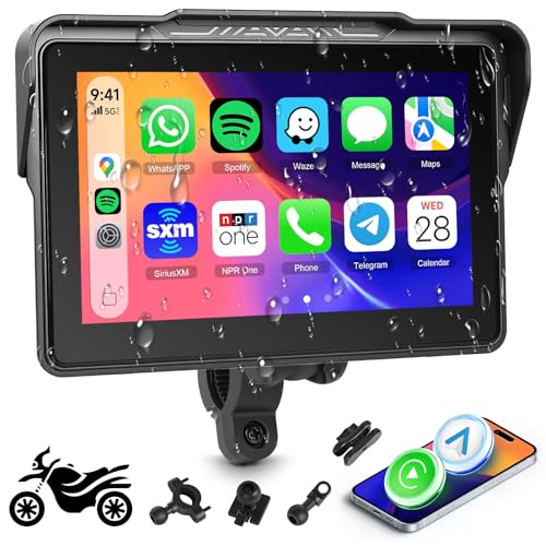 Hodozzy Motorcycle CarPlay Screen IP67 Waterproof